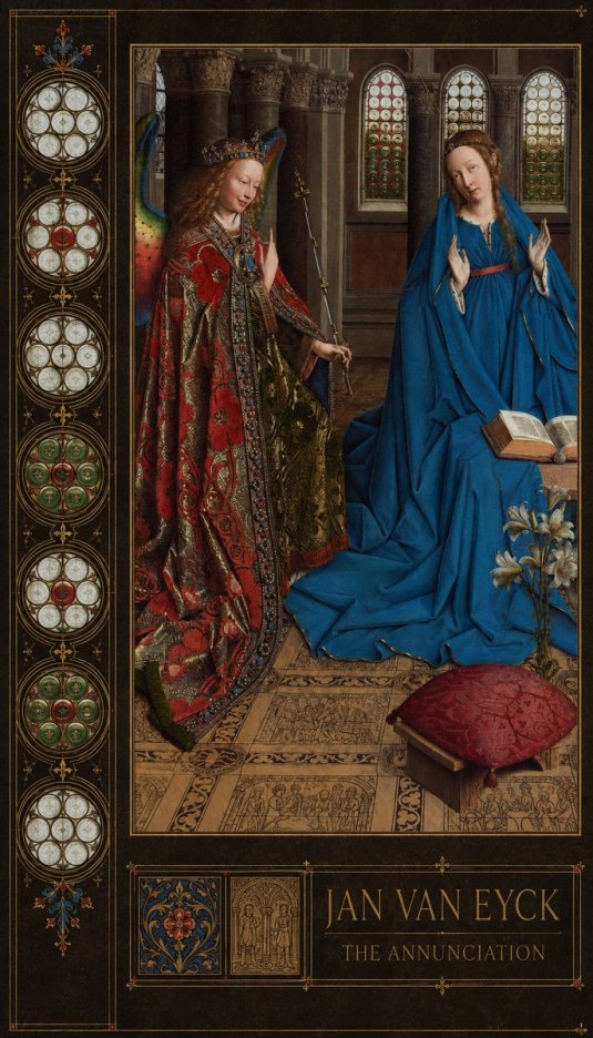 Jan van Eyck The Annunciation I No2 - Juliste