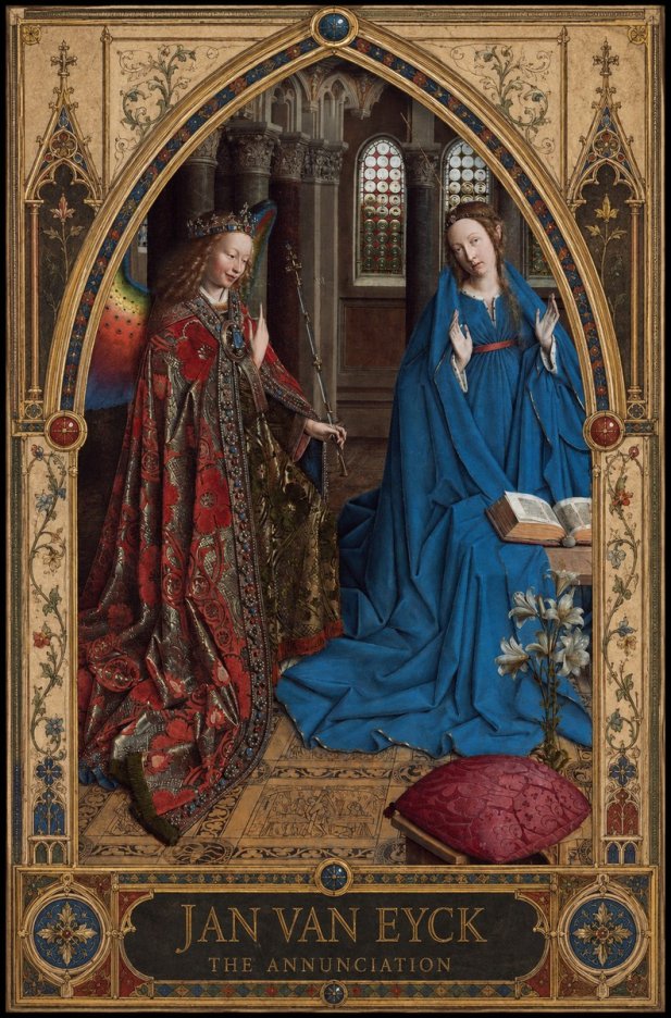 Jan van Eyck The Annunciation I No3 - Juliste