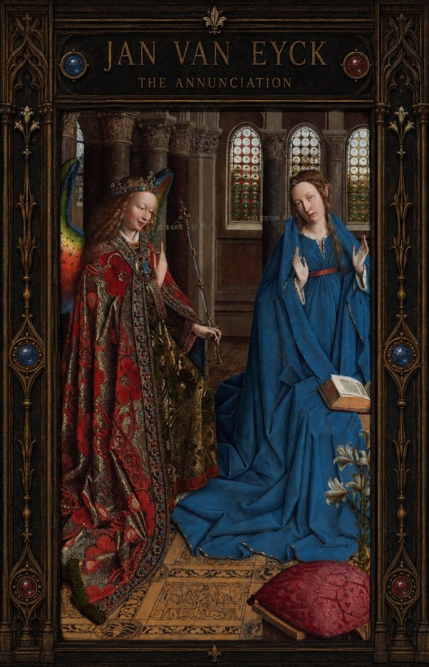 Jan van Eyck The Annunciation I No5 - Juliste