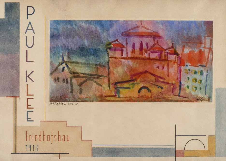 Paul Klee Friedhofsbau No2 - Juliste