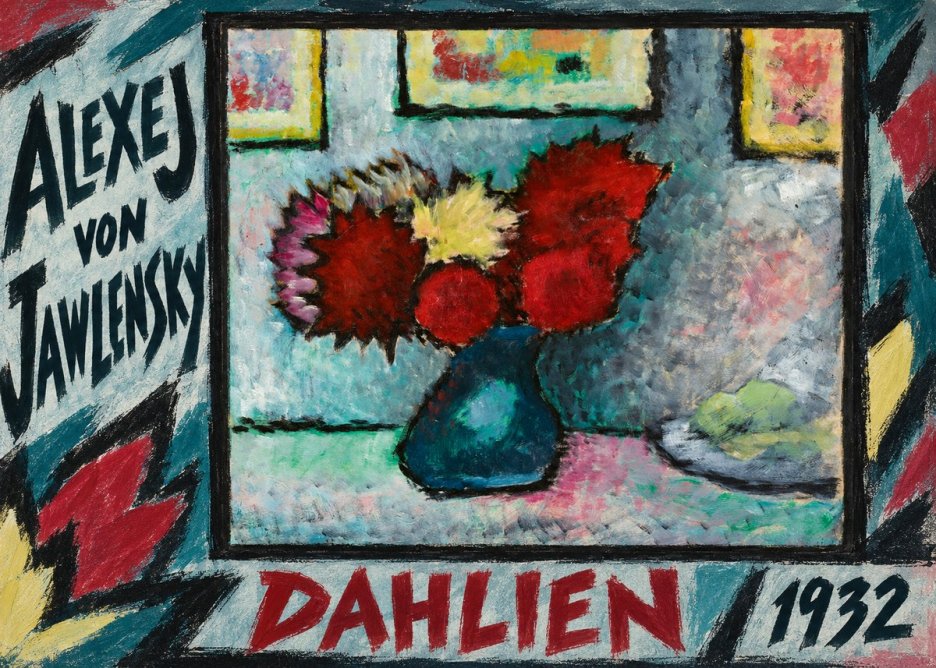 Alexej von Jawlensky Dahlien No4 - Juliste