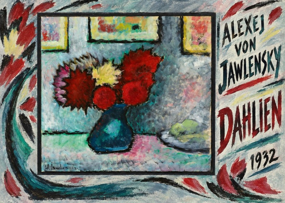 Alexej von Jawlensky Dahlien No6 - Juliste