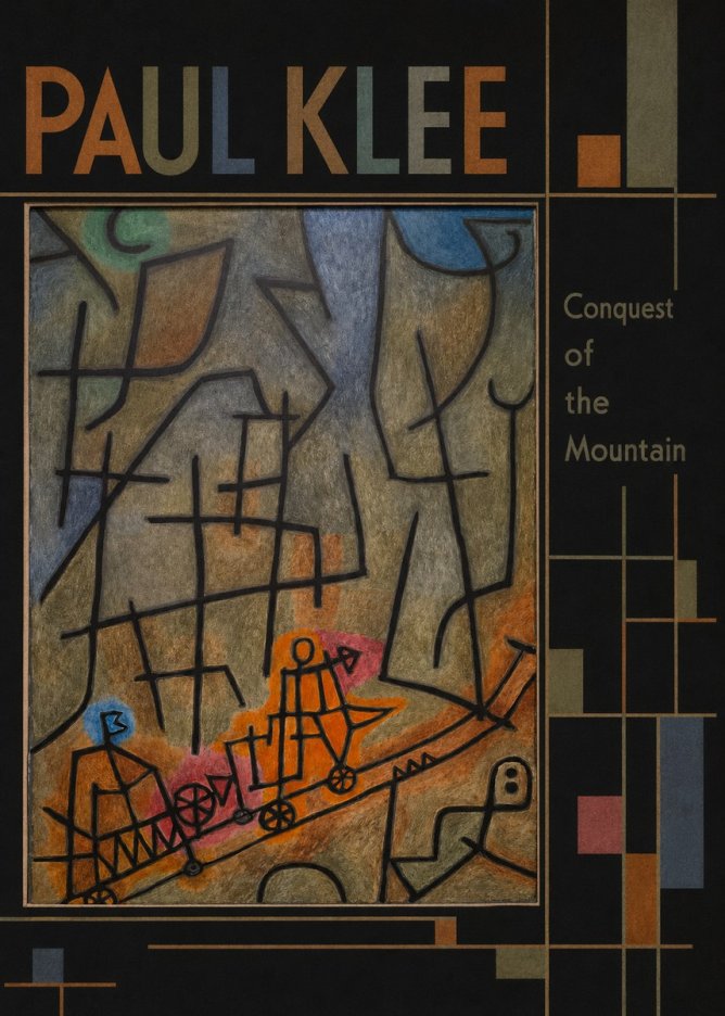 Paul Klee Conquest of the Mountain I No5 - Juliste