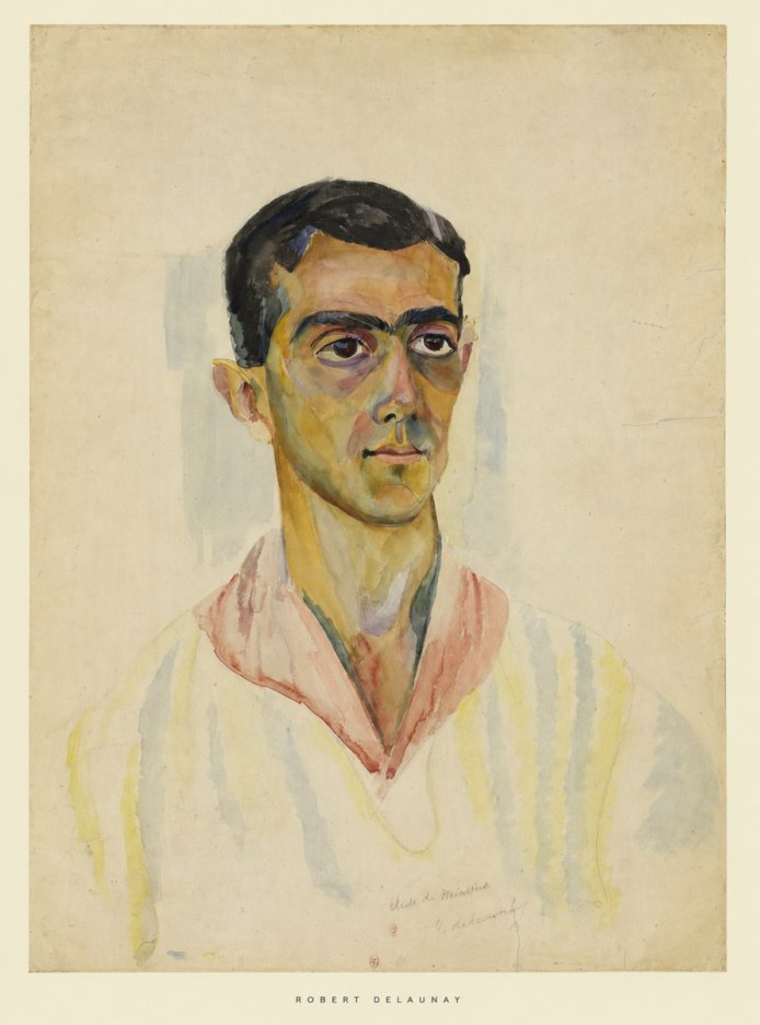 Robert Delaunay Portrait De Léonide Massine No6 - Juliste