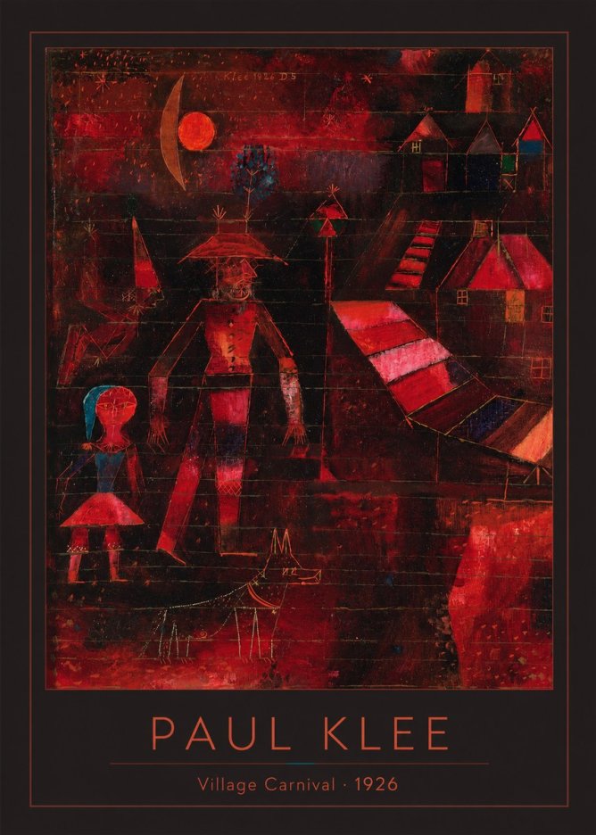 Paul Klee Village Carnival No4 - Juliste