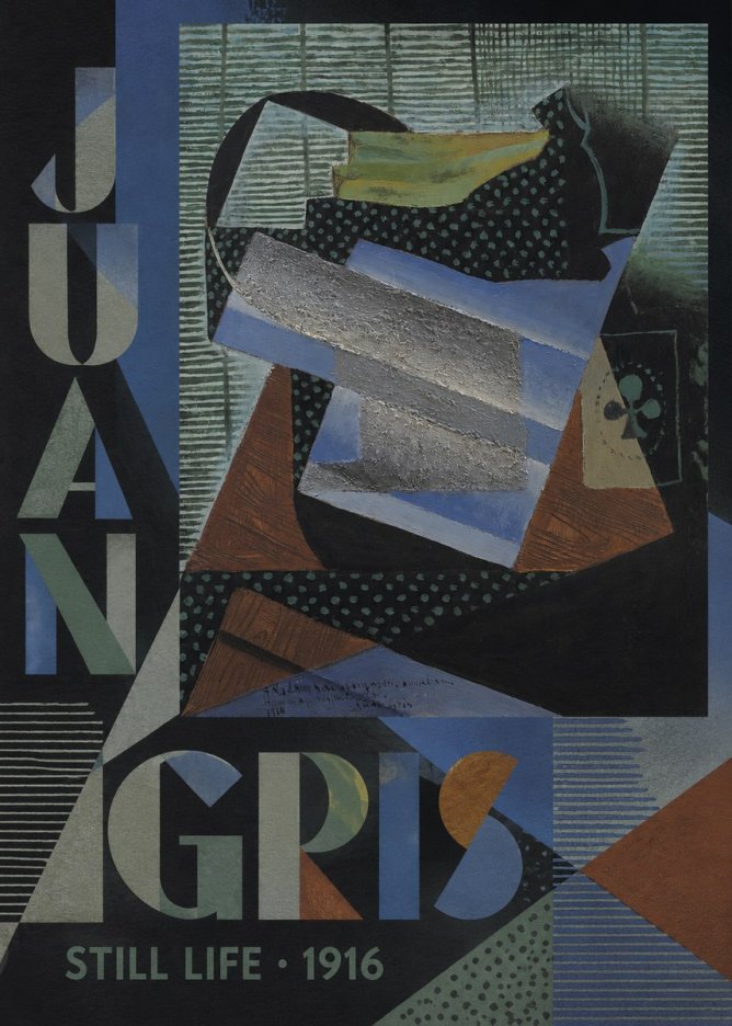 Juan Gris Still Life II No2 - Juliste