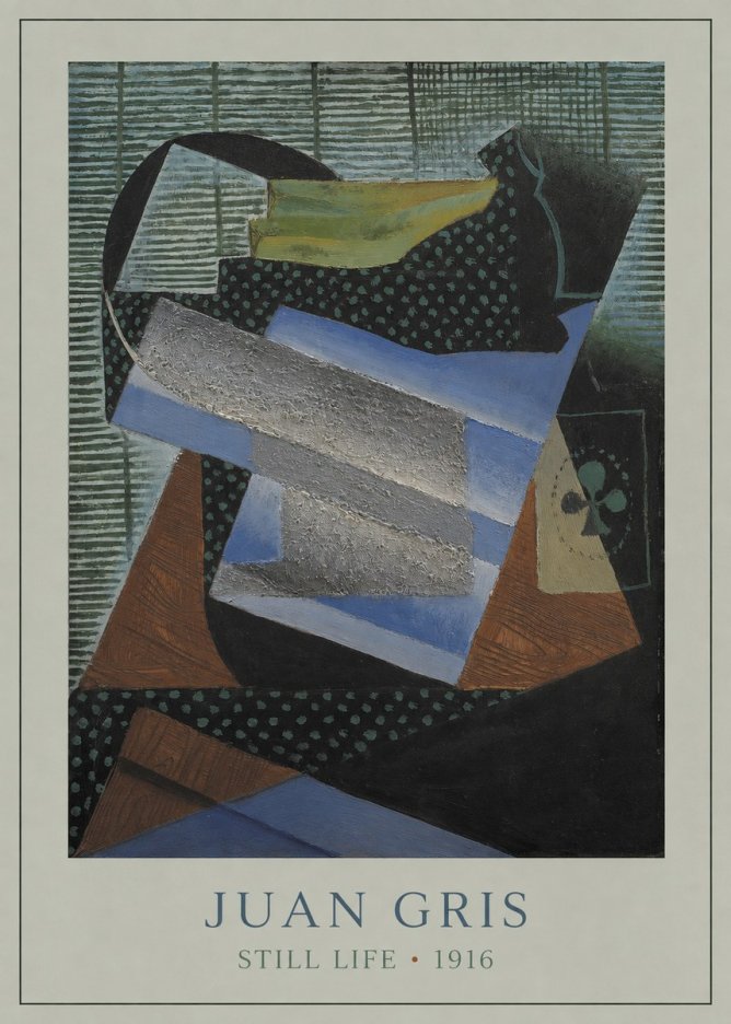 Juan Gris Still Life II No3 - Juliste