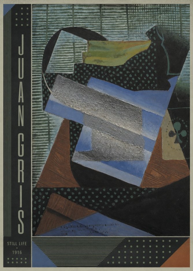 Juan Gris Still Life II No4 - Juliste
