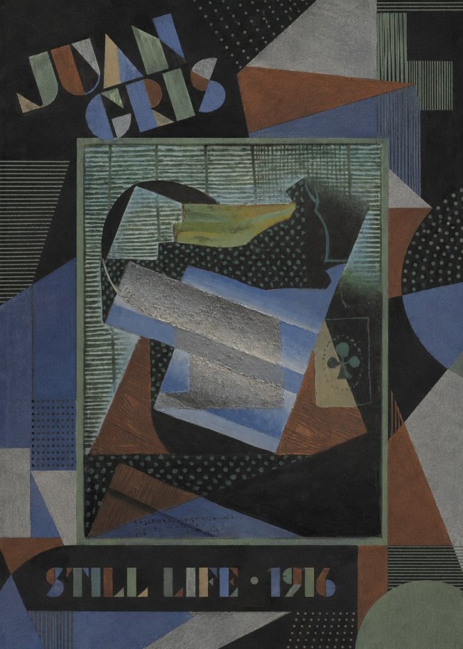 Juan Gris Still Life II No6 - Juliste