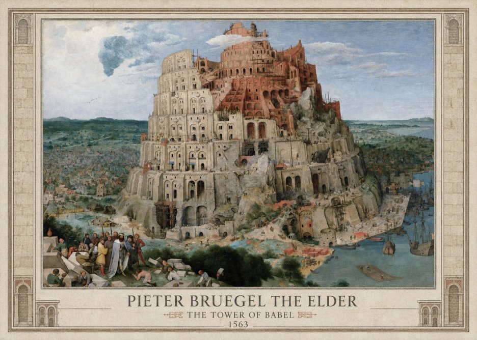 Pieter Bruegel The Tower of Babel IX No1 - Juliste