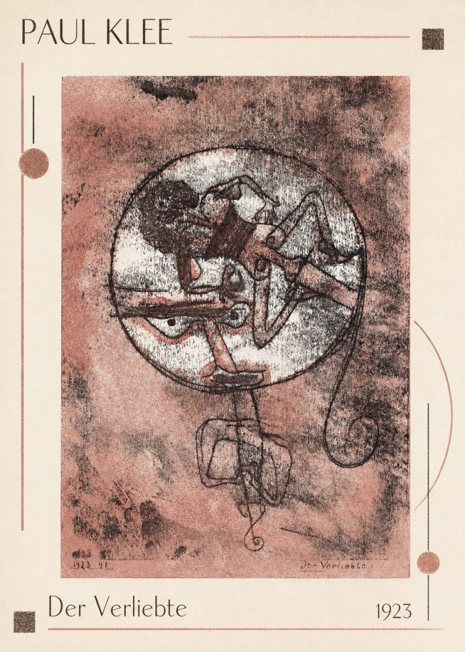 Paul Klee Der Verliebte I No1 - Juliste