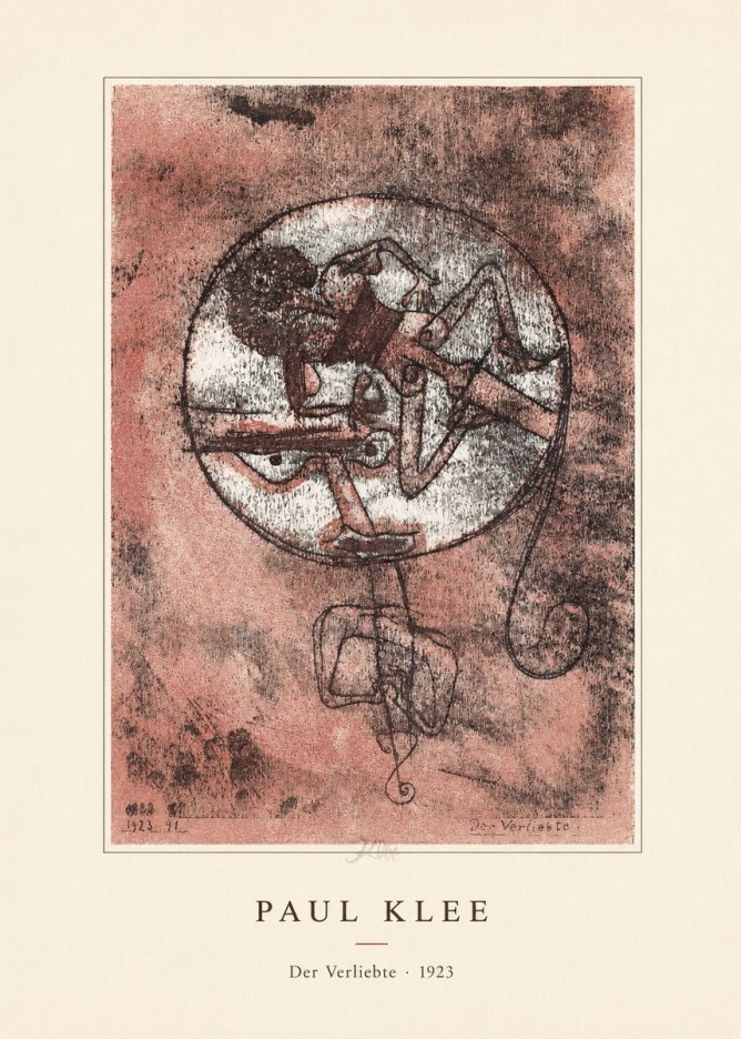 Paul Klee Der Verliebte I No4 - Juliste