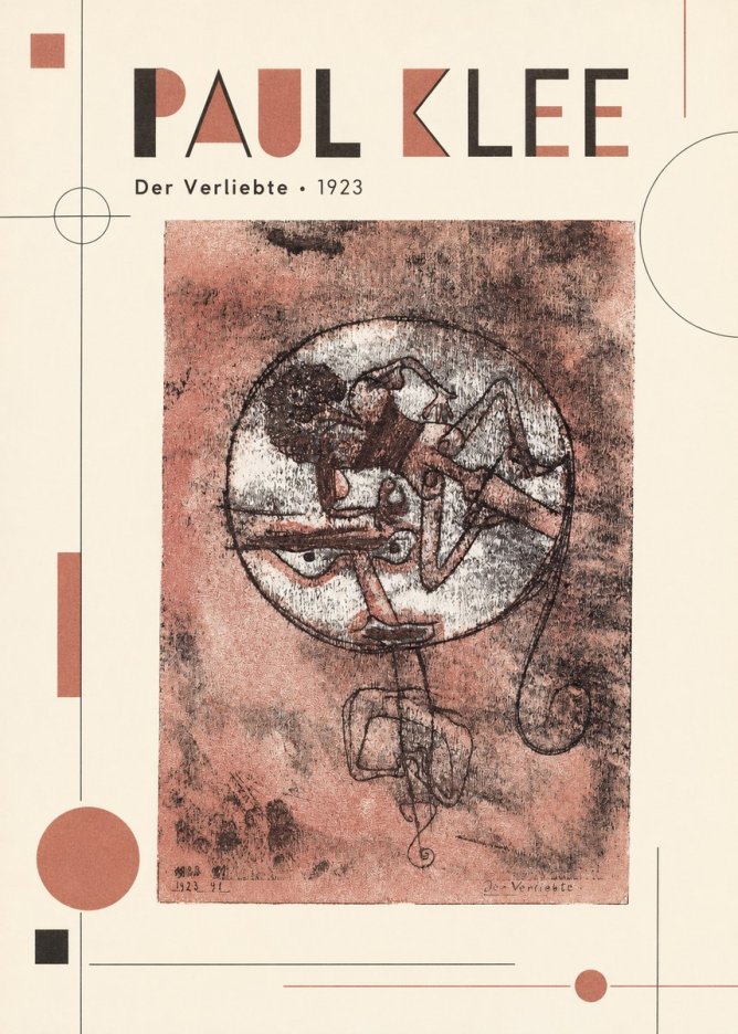 Paul Klee Der Verliebte I No6 - Juliste