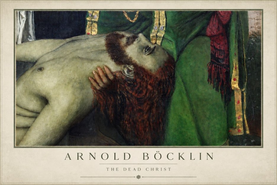 Arnold Böcklin The Dead Christ No4 - Juliste
