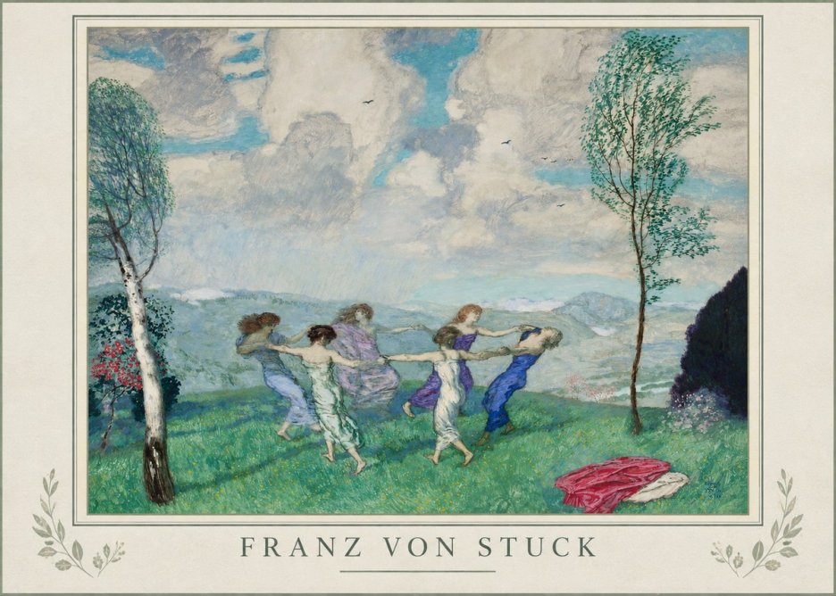 Franz von Stuck Spring Dance No1 - Juliste