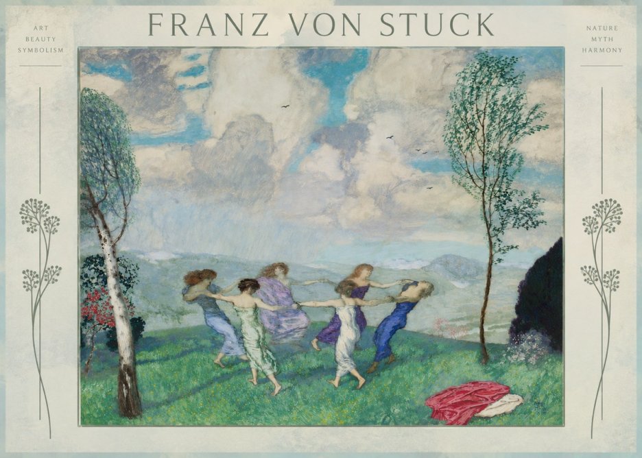 Franz von Stuck Spring Dance No2 - Juliste
