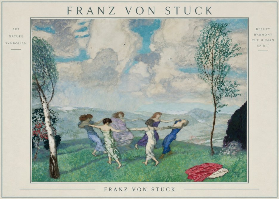 Franz von Stuck Spring Dance No3 - Juliste