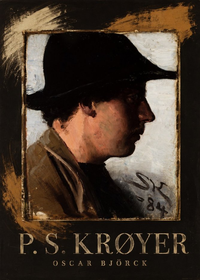 P.S. Krøyer Portrait of Oscar Björck No3 - Juliste