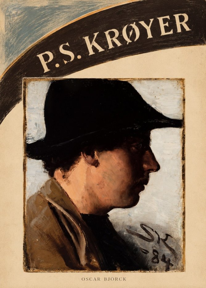 P.S. Krøyer Portrait of Oscar Björck No6 - Juliste