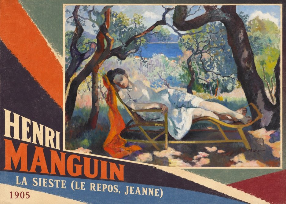 Henri Manguin La Sieste (Le Repos, Jeanne) No5 - Juliste