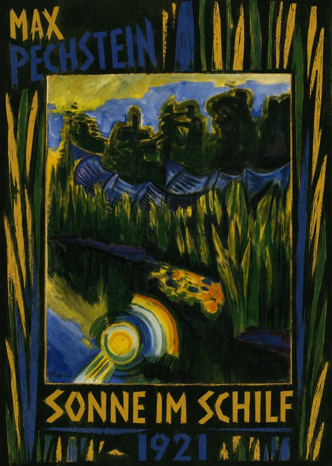 Max Pechstein Sonne Im Schilf No5 - Juliste