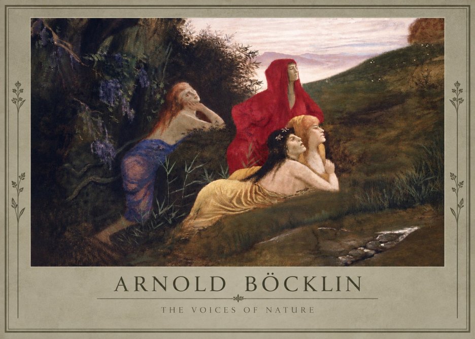 Arnold Böcklin The Voices of Nature No4 - Juliste