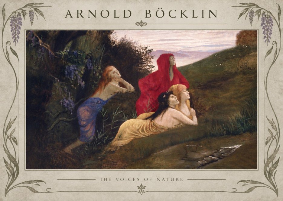 Arnold Böcklin The Voices of Nature No6 - Juliste
