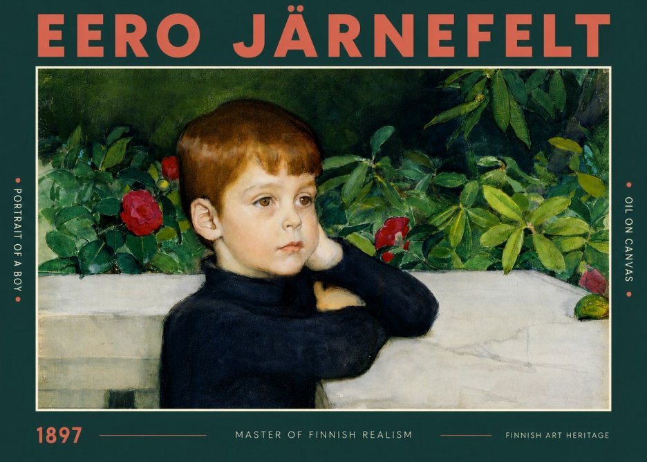 Eero Järnefelt Portrait of a Boy No2 - Juliste