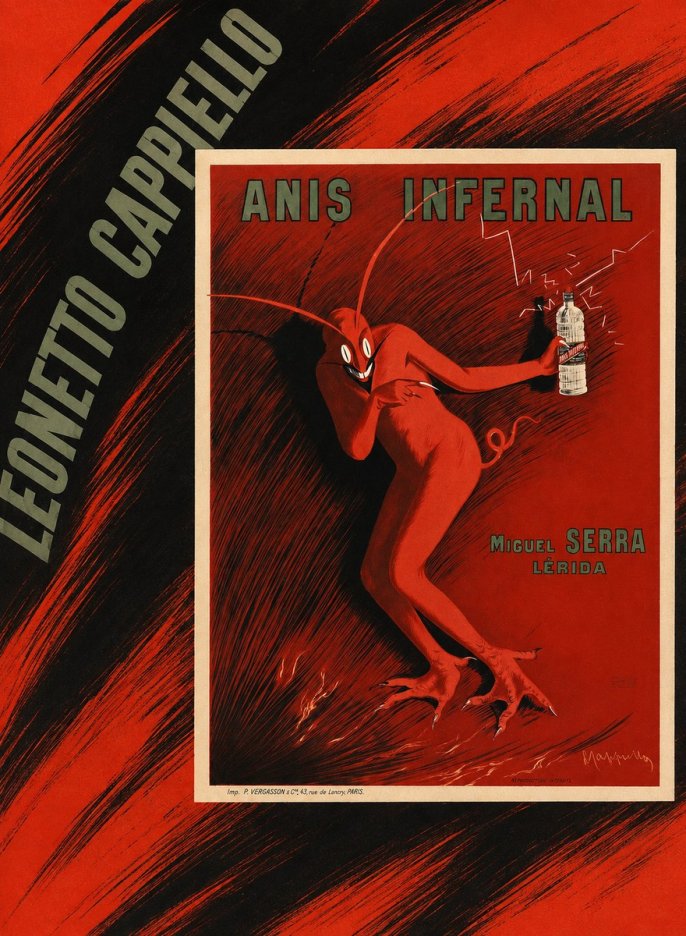 Leonetto Cappiello Anis Infernal II No2 - Juliste