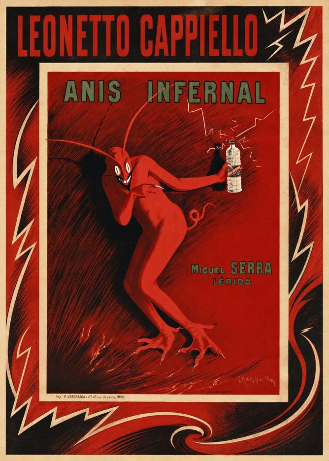 Leonetto Cappiello Anis Infernal II No3 - Juliste
