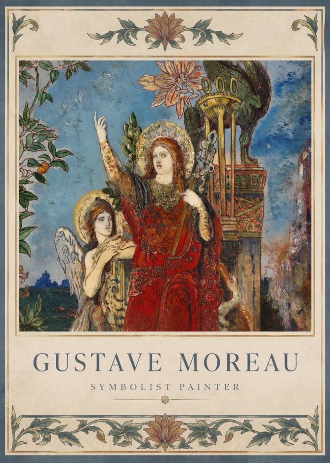 Gustave Moreau The Apparition I No1 - Juliste