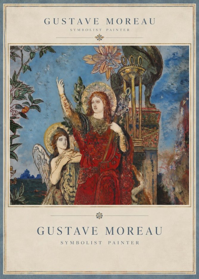 Gustave Moreau The Apparition I No3 - Juliste