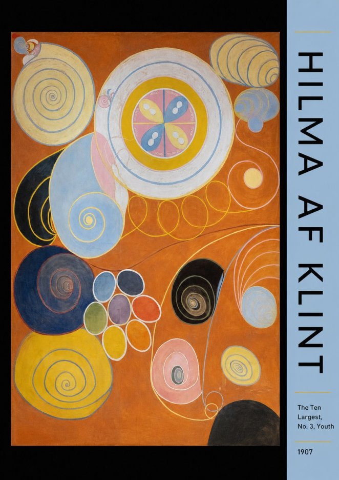 Hilma af Klint The Ten Largest, No. 3, Youth No4 - Juliste