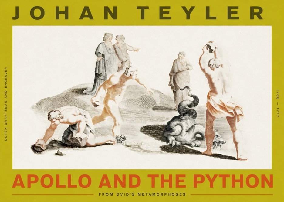 Johan Teyler Apollo and the Python No2 - Juliste