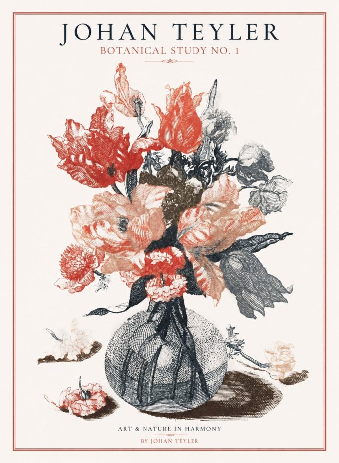Johan Teyler Botanical Study No. 1 No1 - Juliste