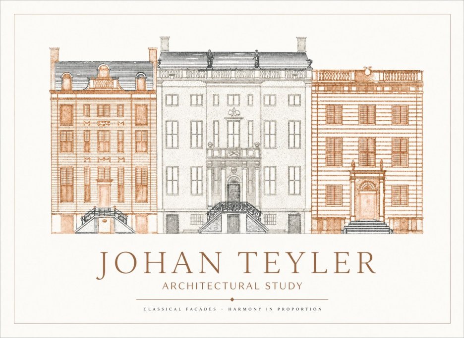 Johan Teyler Architectural Study I No1 - Juliste