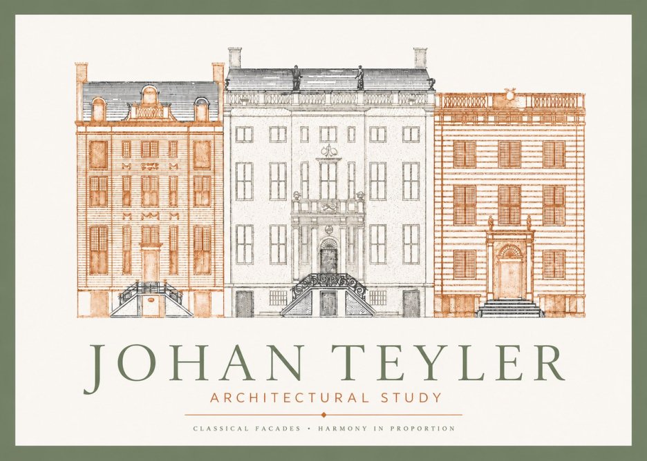 Johan Teyler Architectural Study I No3 - Juliste