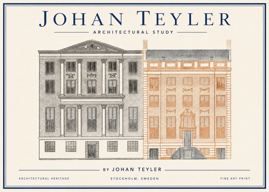 Johan Teyler Architectural Study III No1 - Juliste