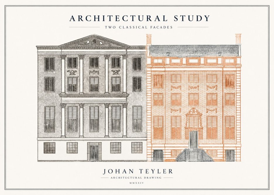 Johan Teyler Architectural Study III No5 - Juliste