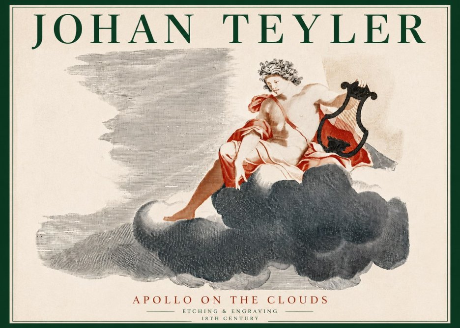 Johan Teyler Apollo on the Clouds No4 - Juliste