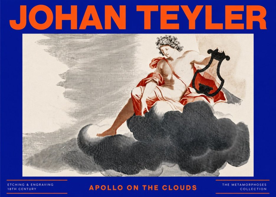 Johan Teyler Apollo on the Clouds No5 - Juliste