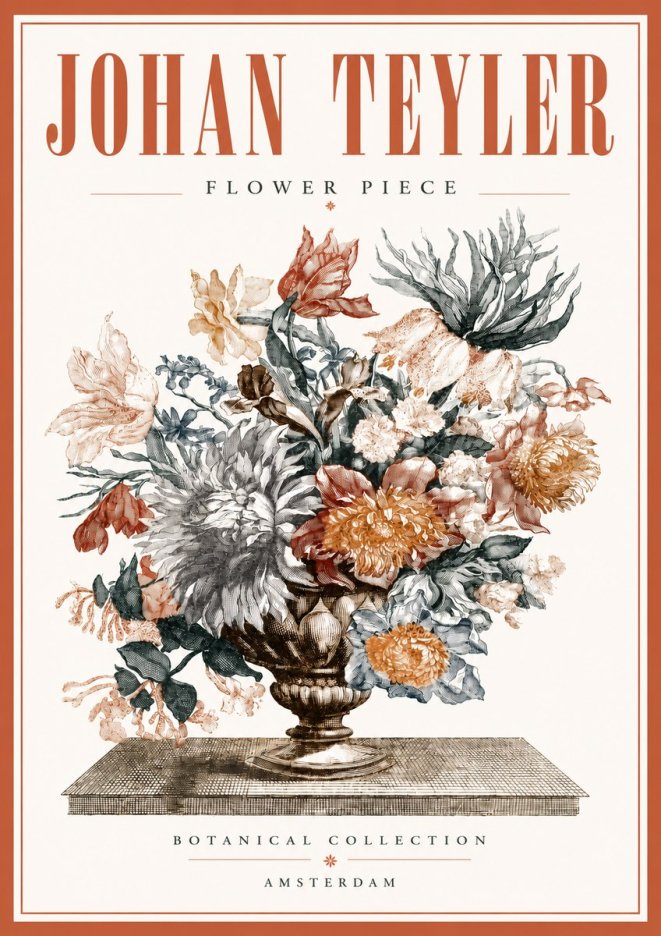 Johan Teyler Flower Piece No5 - Juliste