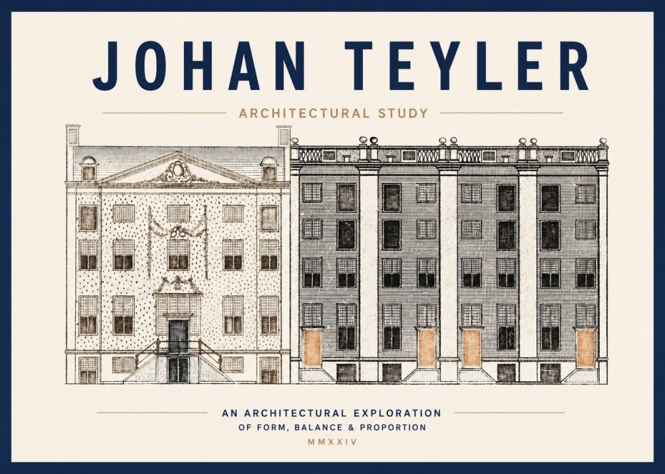 Johan Teyler Architectural Study IV No3 - Juliste