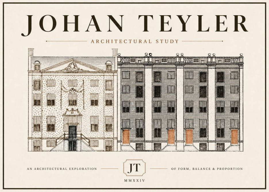 Johan Teyler Architectural Study IV No5 - Juliste