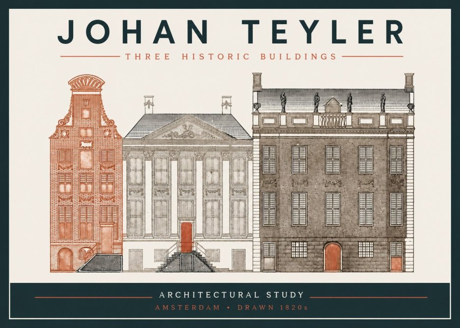 Johan Teyler Three Historic Buildings No3 - Juliste