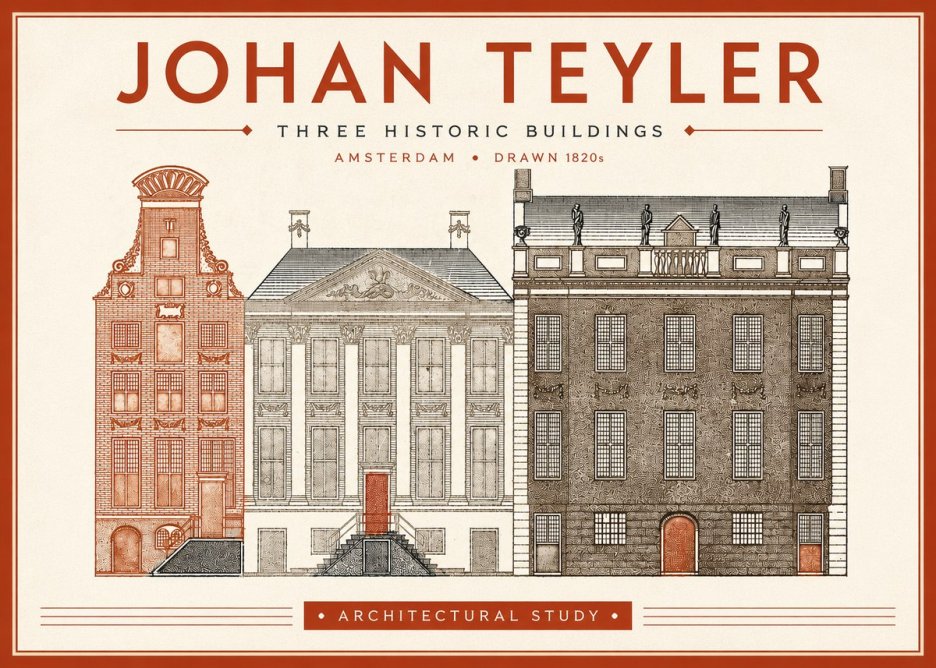 Johan Teyler Three Historic Buildings No4 - Juliste