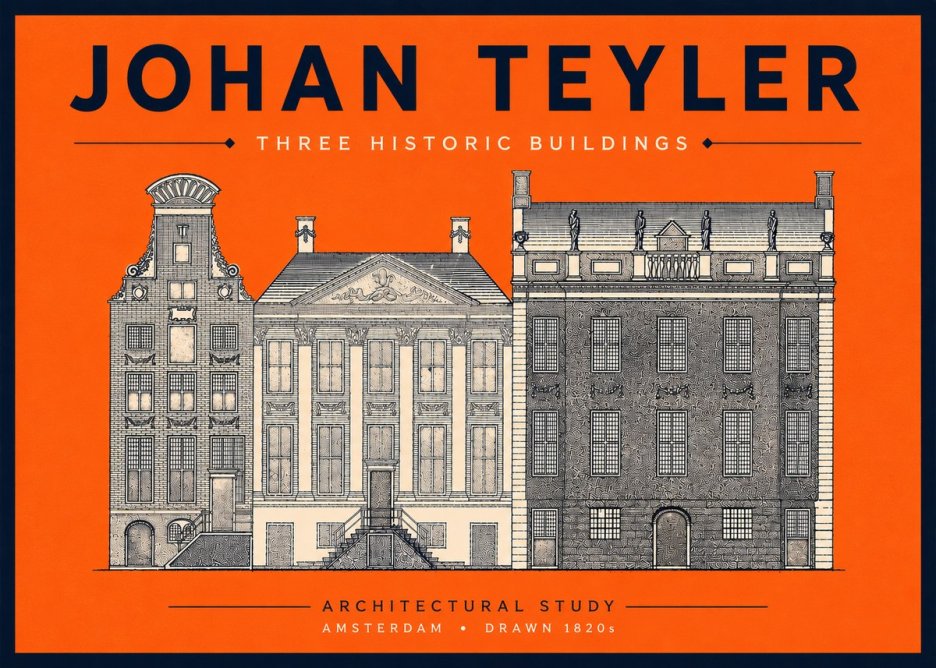 Johan Teyler Three Historic Buildings No5 - Juliste