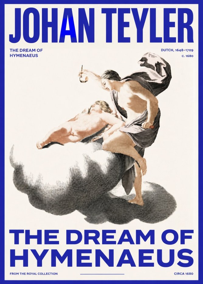 Johan Teyler The Dream of Hymenaeus No3 - Juliste