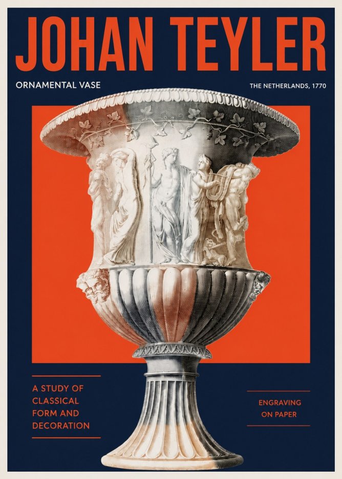 Johan Teyler Ornamental Vase I No2 - Juliste