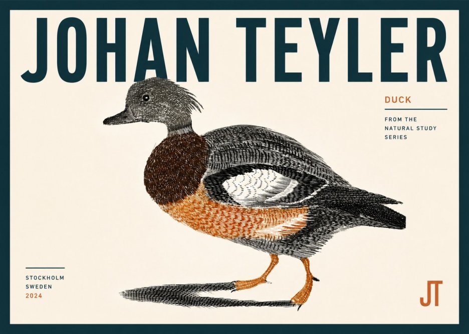Johan Teyler Duck II No4 - Juliste